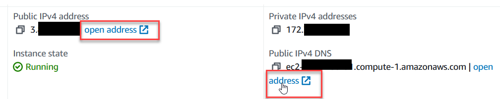 AWS Open Instance AWS Open Instance