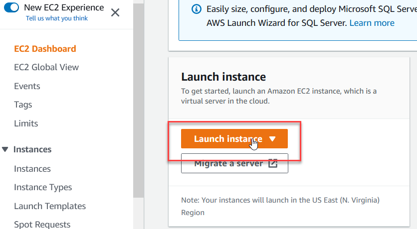 AWS Launch Instance