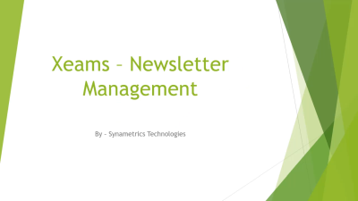 xeams newsletter management