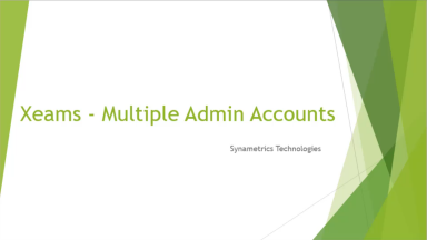 xeams multiple admin video