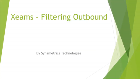 xeams outbound filtering video
